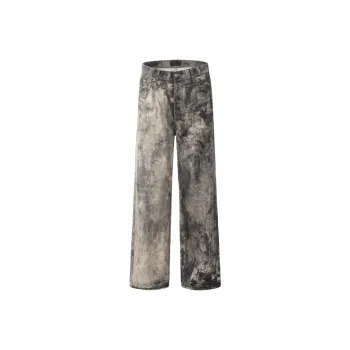GBXM Jeans Unisex Splashed Ink Gray