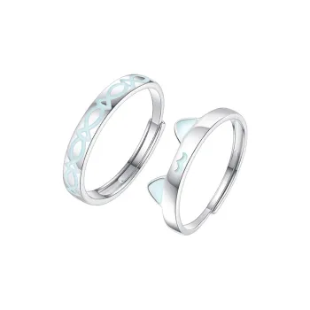 ALIEN BANG S925 Silver Rings Unisex