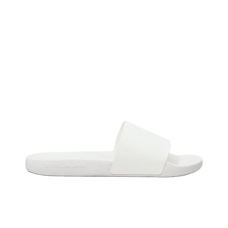 CKJ CALVIN KLEIN JEANS Slide Slippers Women's White-1