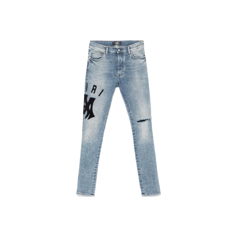 AMIRI Logo appliqué Skinny Jeans-0