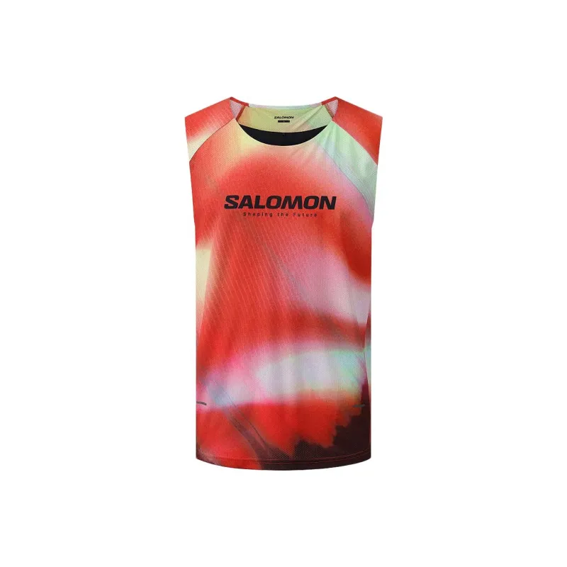 SALOMON Tank Tops Unisex Red-0