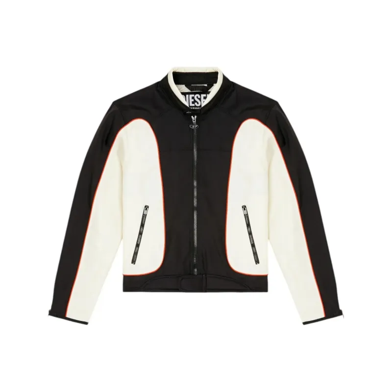 DIESEL J Blink A Piping Biker Jacket-0