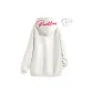 White (Red) (Fleece-Lined)[Double Buttons]