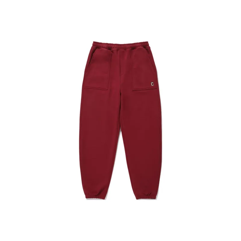 COVERNAT SS24 Knitted Sweatpants Men's Dark Red-0