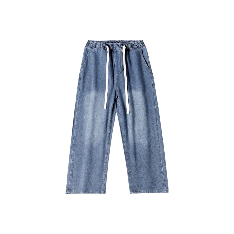 LANGWEIZHE Jeans Unisex Black Gray Color-16
