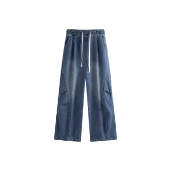SIMPLE RIMLESS/SRME Jeans Unisex Black