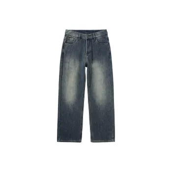 SANTASTIC Jeans Men Blue Fleece Lined