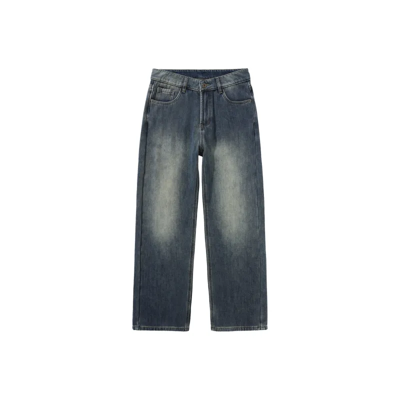SANTASTIC Jeans Men Blue Fleece Lined-0