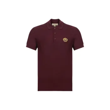 Burberry Polo Shirt Men's Burgundy