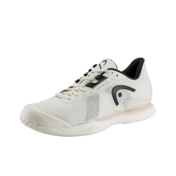 HEAD Sprint Pro 3.5 Abrasion Resistant, Breathable, Lightweight Low Top Tennis Shoes Men's Ecru