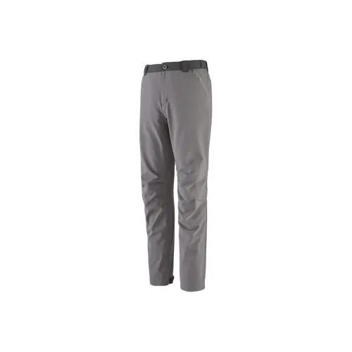 Patagonia Fly Fishing Series SS23 Windbreaker Pants Men's Light Gray