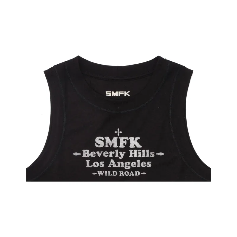 SMFK Tank Top Women's Wilderness Black-2
