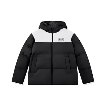 QIAODAN Down Jacket Men's Black/Jordan White