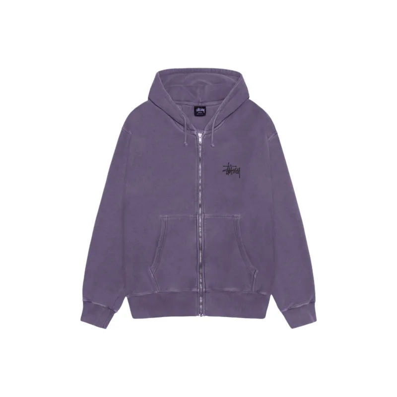 Stussy Basic Zip Hoodie Pigment Dyed-8