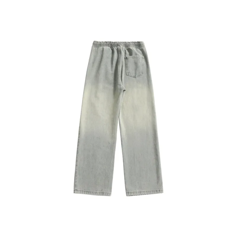 JIARONG Vintage Abrasion Resistant Wide Leg Pants Stylish Teenagers Gradient Design Casual Pants Thin Pants 2025 Unisex-1