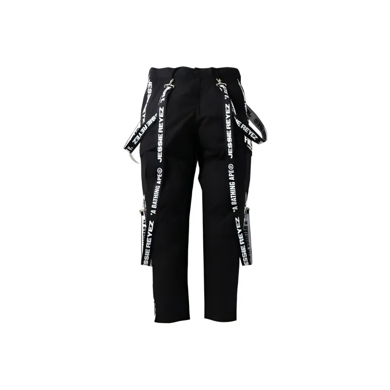 A BATHING APE Bape X Jessie Reyez Collaboration Overalls Men Black-0