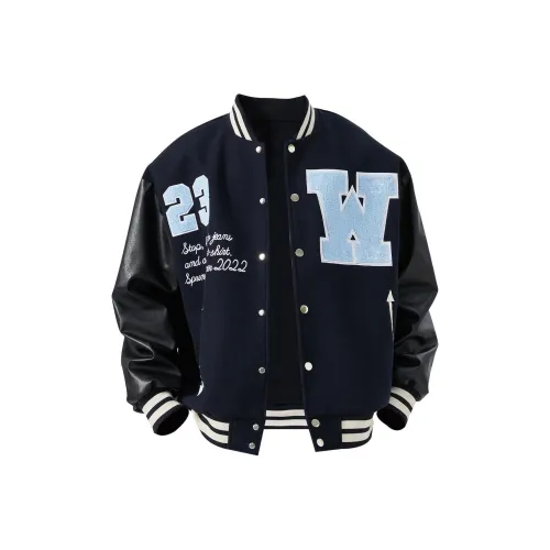 RAP PANDA Baseball Jacket Unisex Dark Blue