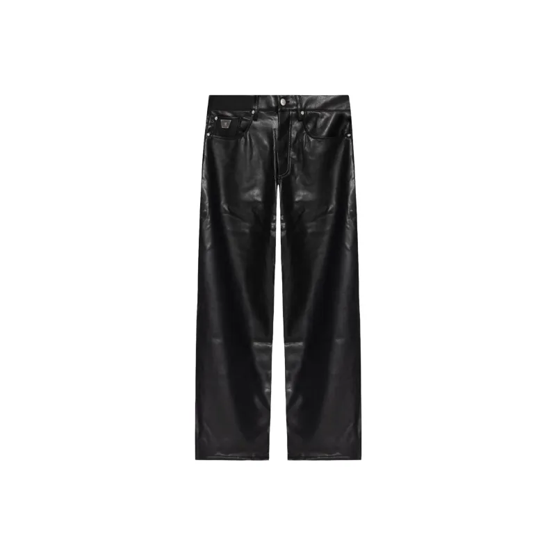 Misbhv Faux Leather Trousers-0