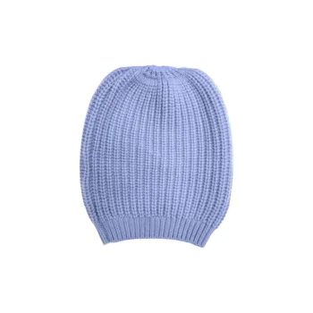 La Rosee Knitted Fabric Beanies Women's Blue