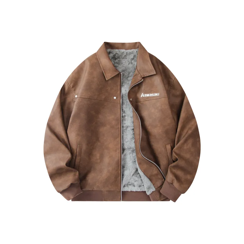 Kawasaki Leather Jackets Unisex-48