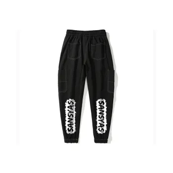 SANSYAS Casual Pants Unisex Black