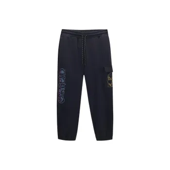 FUN X Garfield Casual Pants Unisex Black