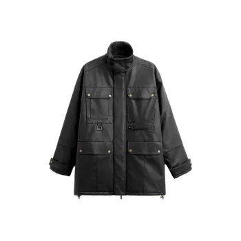 ZARA Parka Coats Men Black