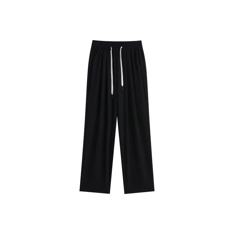 NOWSTIME Casual Pants Unisex Black-23