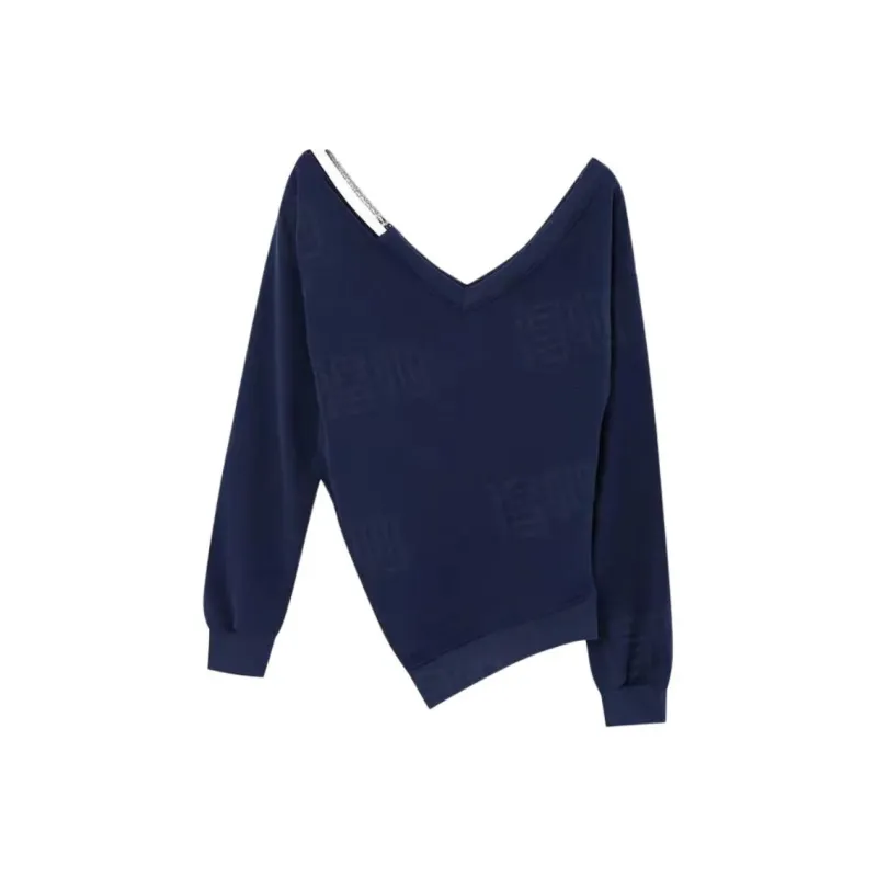 DOSOHEB Regular T Shirt Women's Navy Blue-1