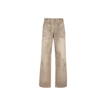 BALMAIN Loose Fit Denim Jeans