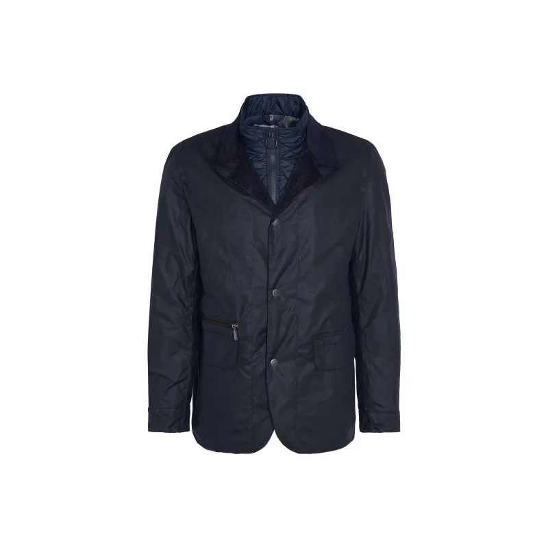 BARBOUR Craster Layered Zip Up Jacket-0