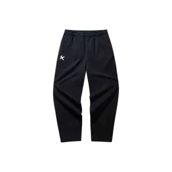 Anta Sports Life Collection Knitted Sports Pants Men's Basic Black