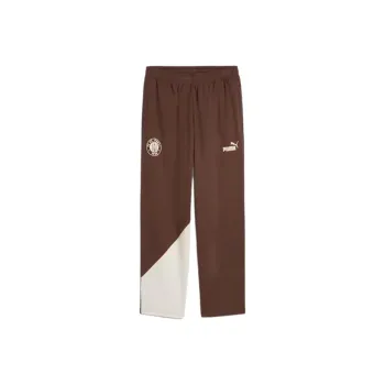 PUMA SS24 FC St. Pauli FtblCULTURE+ Track Pants Knitted Sports Pants Men's Brown