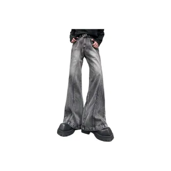 T IRA Jeans Unisex Washed Black Gray