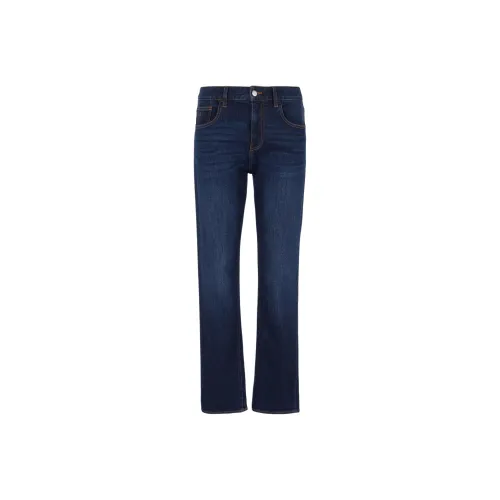 ARMANI EXCHANGE Low Rise Straight Leg Skinny Jeans
