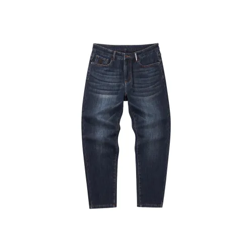 Dance With Wolves Jeans Men's Dark Blue
