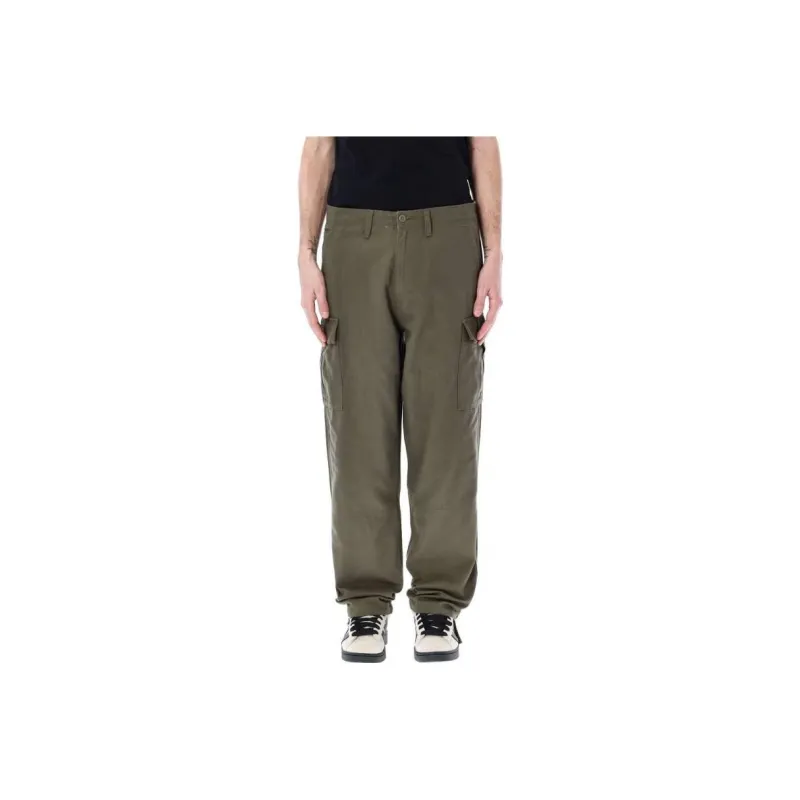 Vans X Alva Co-brand Casual Pants Men Olive Green-0