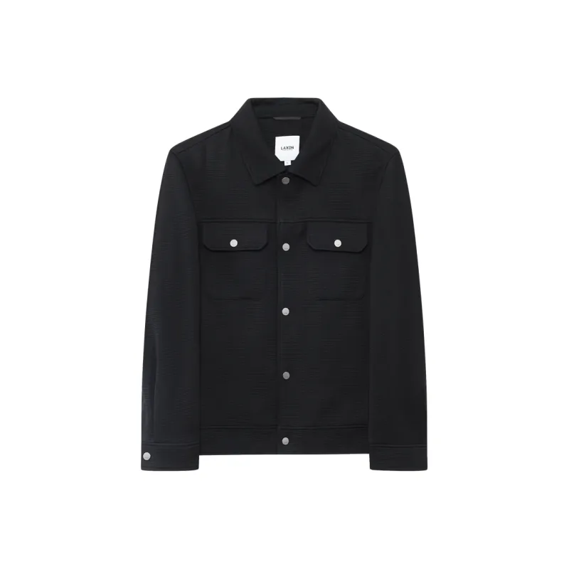 LAXDN Puffer Jacket Men's Pitch Black-0