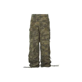 WANNA LAB Cargo Pants Unisex Camouflage