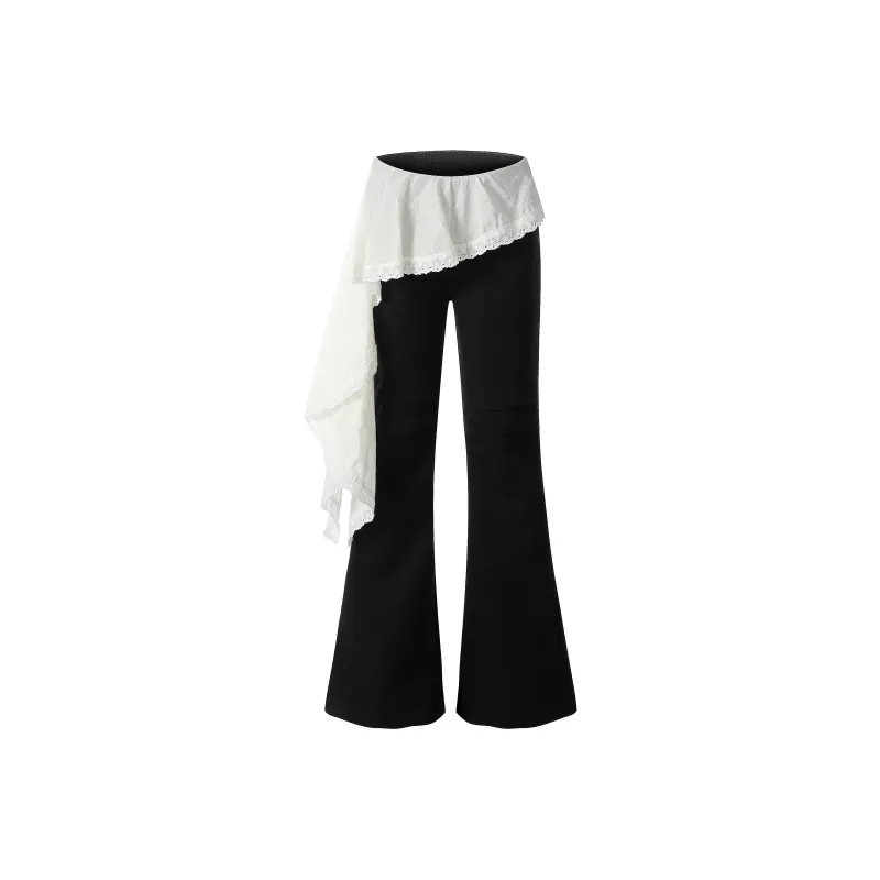 YINLEI Casual Pants Unisex Black-0