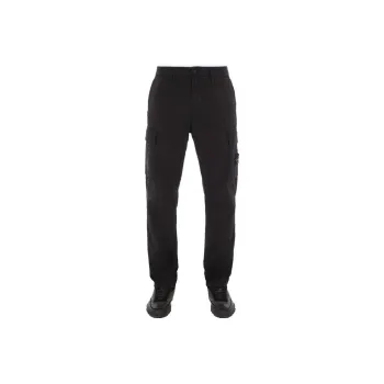 STONE ISLAND Cargo Pants Men's Black