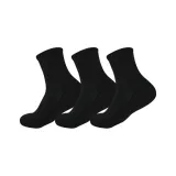 3 Pack Crew 12cm (3 Black)