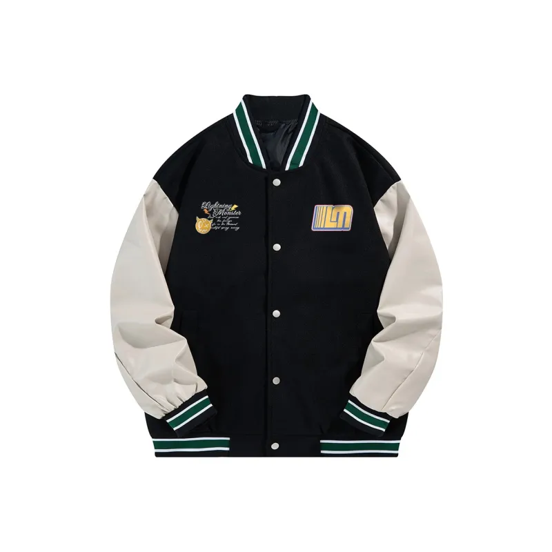 LIGHTNING MONSTER Baseball Jacket Unisex-0