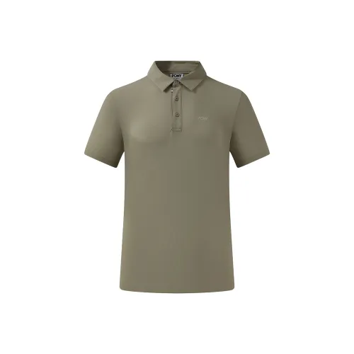 Pony Polo Shirts Unisex Khaki