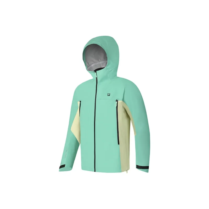 FILA Athletics Mountain Versatile Waterproof And Windproof Windbreaker Jacket Men's Cardamom Green GN-1