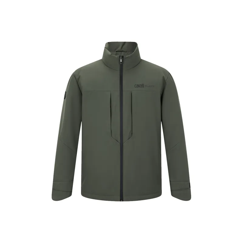 Cavalli Class Down Jacket Men's Black-3