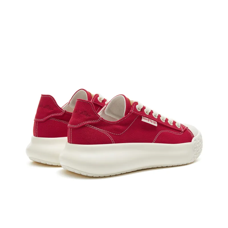 VOBA Anti Slip And Wear Resistant Height Increasing Low Top Canvas Shoes Women's-18