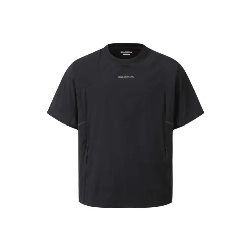 SALOMON UNI T Shirt Unisex Black