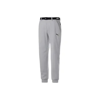 PUMA Golf Stretch Hip Logo Jogger Casual Pants Men's Gray