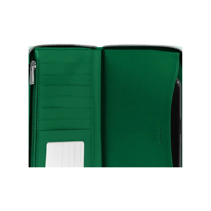 COACH Dempsey Leather Wallet Regular Women's Green-3